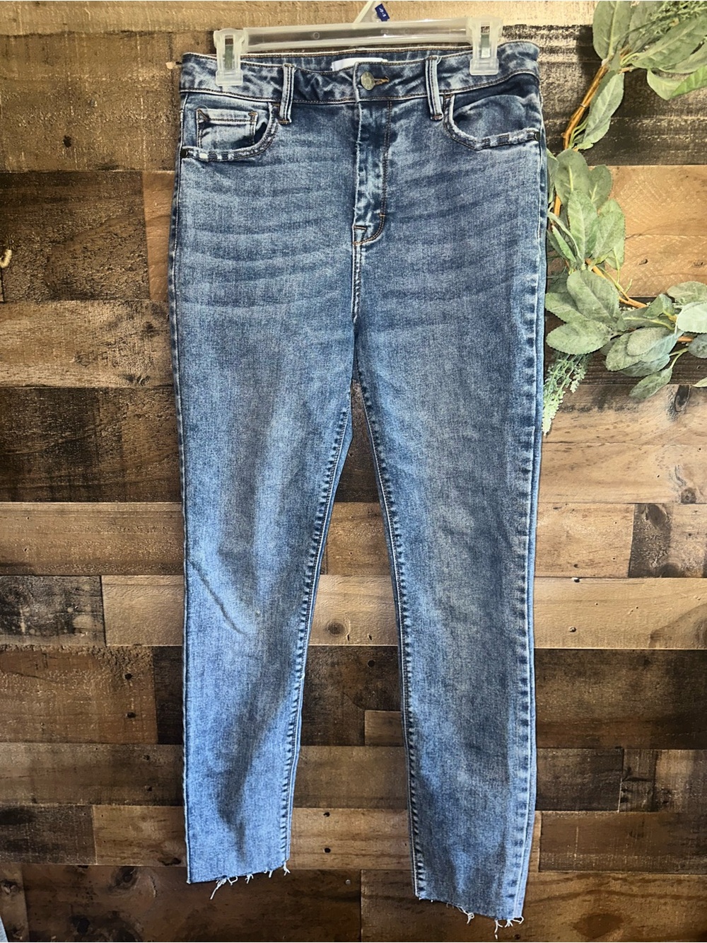 Carly Jean Los Angeles Medium Wash Skinny Jeans
